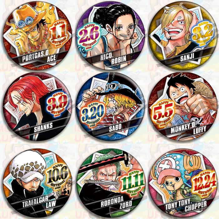 Zoro Anime Merchandise - Цельный набор значков в стиле аниме,