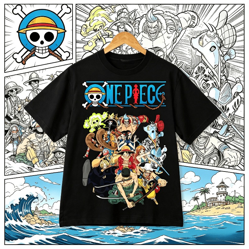 Zoro Anime Merchandise - Мужская футболка с принтом японского аниме