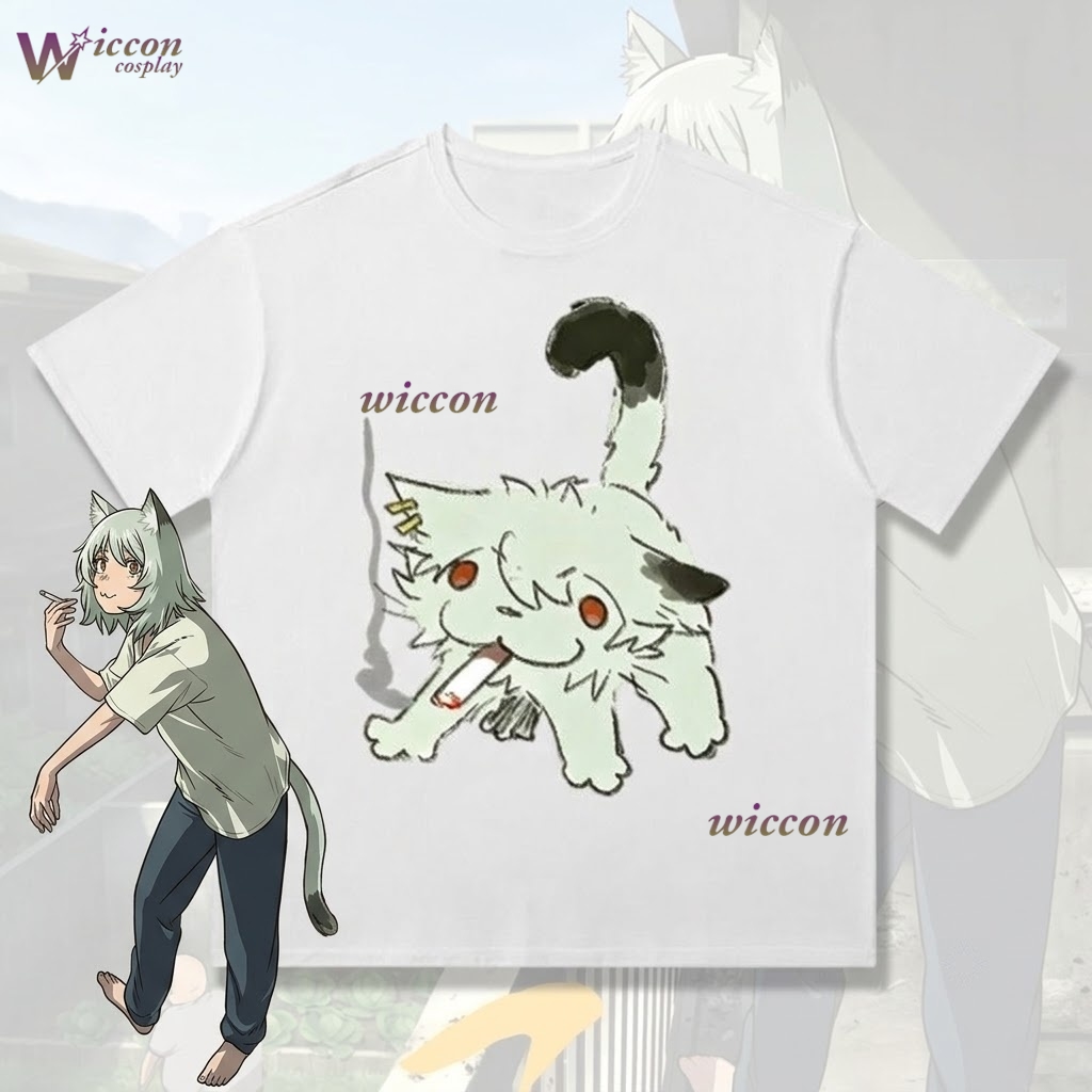 Anime Merchandise Shirt - Футболка YesOk Chainsmoker Cat Yaniko Satou