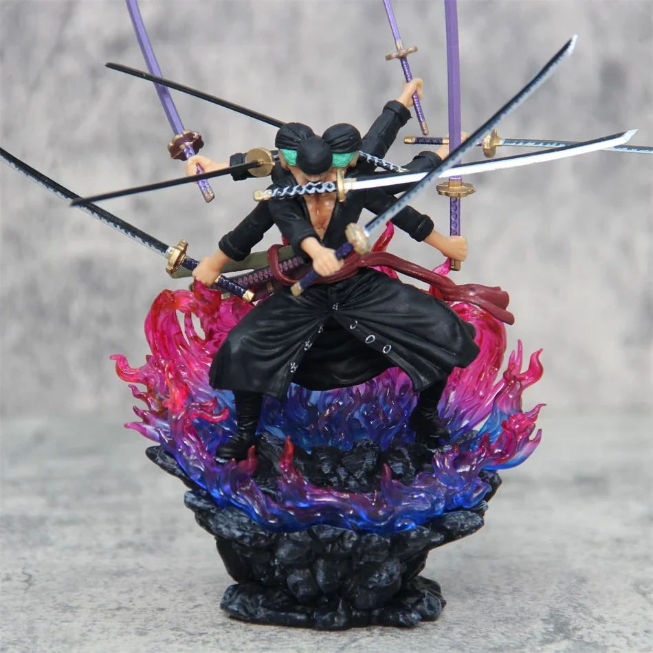 Zoro Anime Merchandise - Цельная фигурка Зоро, аниме-фигурка Asura Roronoa