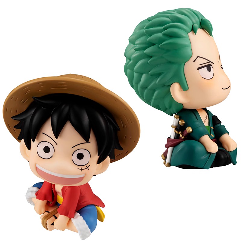 Zoro Anime Merchandise - Цельная мультяшная анимационная фигурка Луффи Зоро,