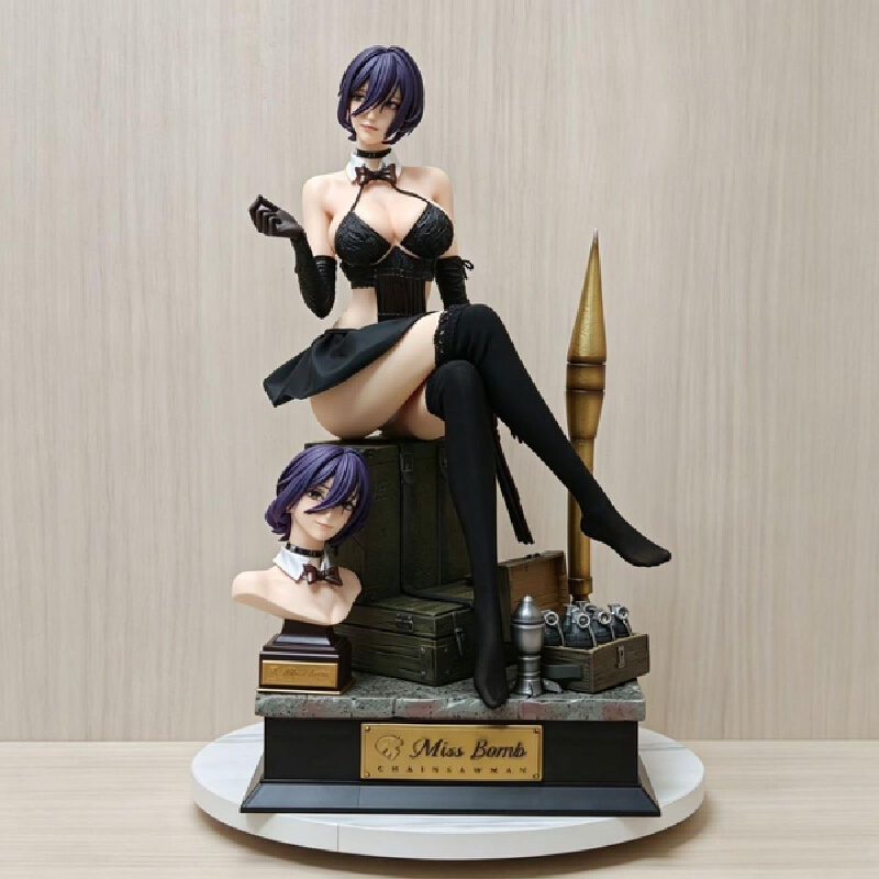 Anime Merchandise Sales - Фигурка Резе из «Человека-бензопилы», 42 см,
